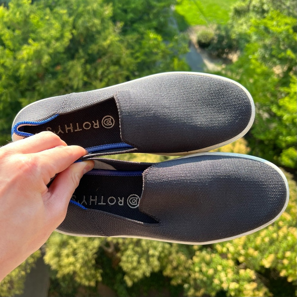 Rothys Slip On Shoes Classic Black Size Women’s 8.5 Rothy’s